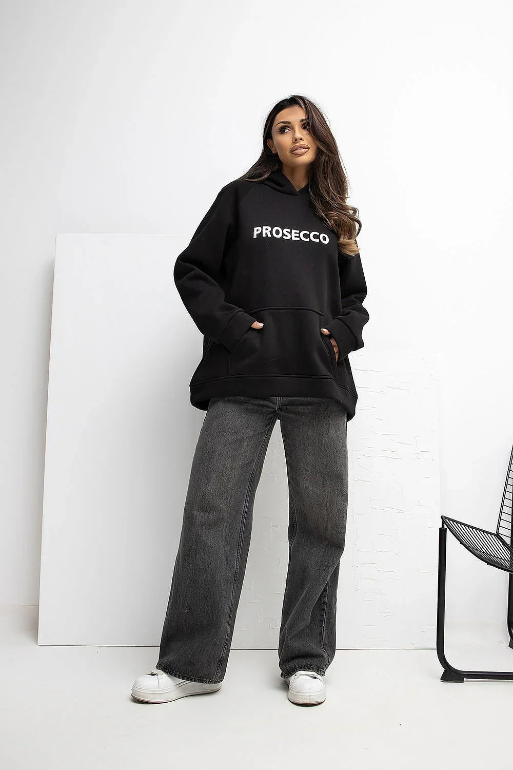 Women's Hoodie - Hooded With Oversized Fit