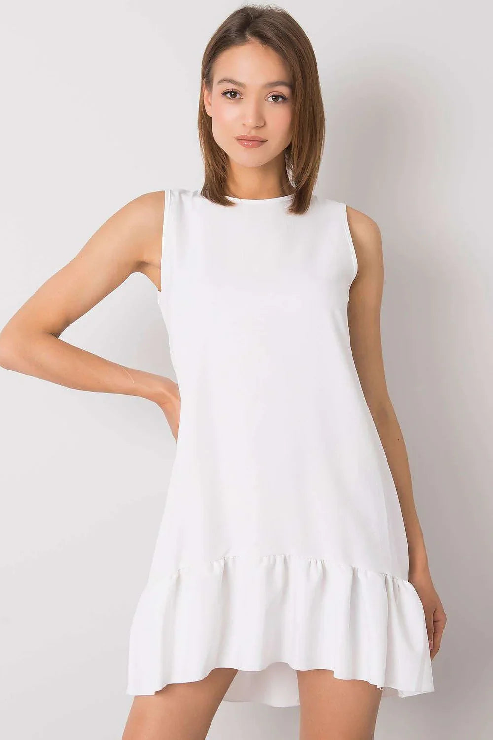 Women's Mini Day Dress – Relaxed With Sleeveless