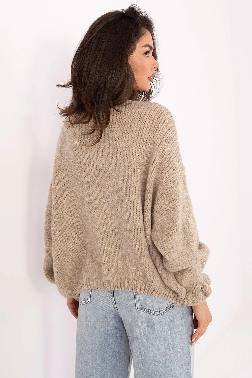 Women's Minimalist Open Cardigan Sweater