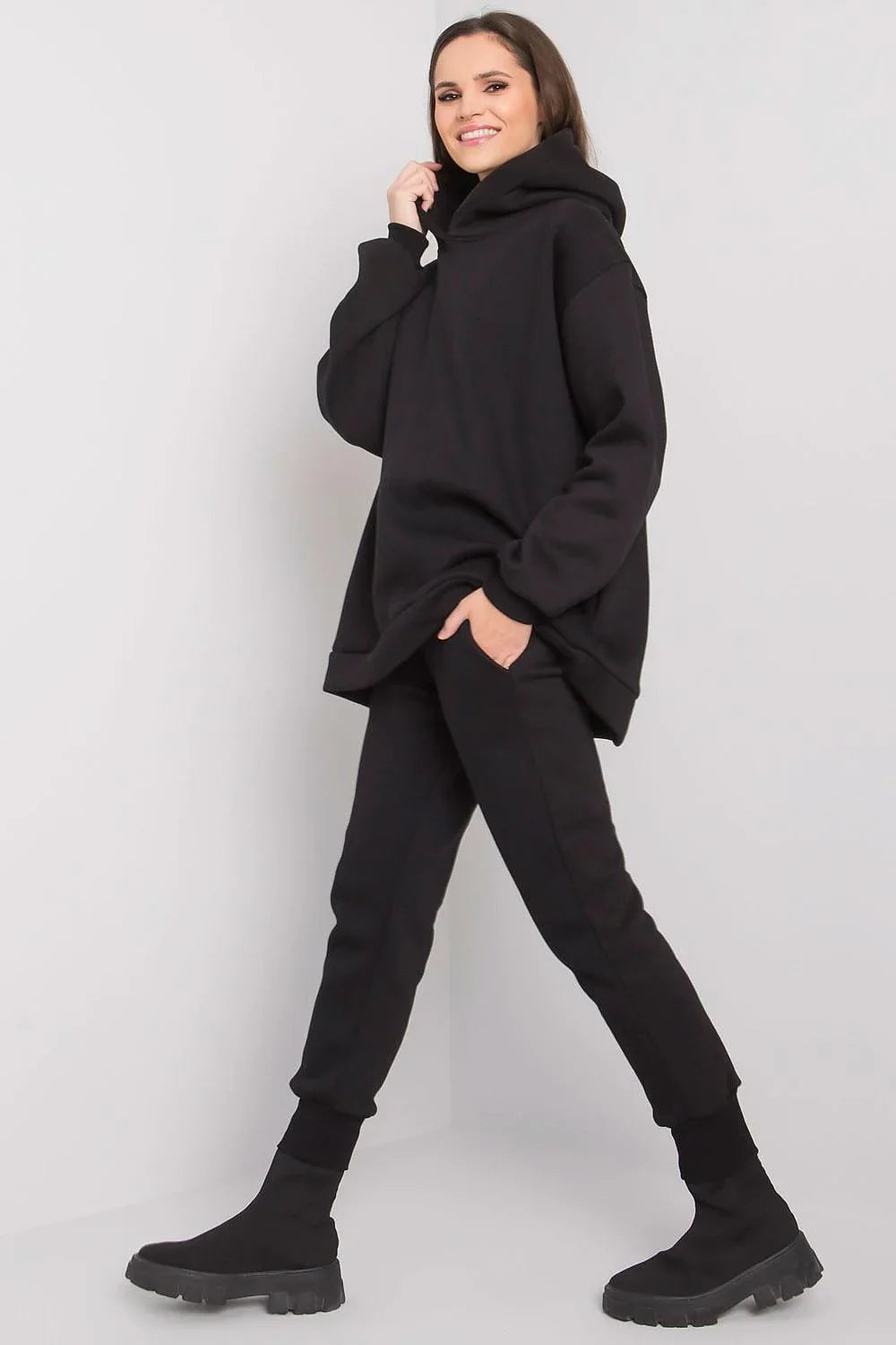 Women’s Oversized Hoodie and Straight Leg Pants Set
