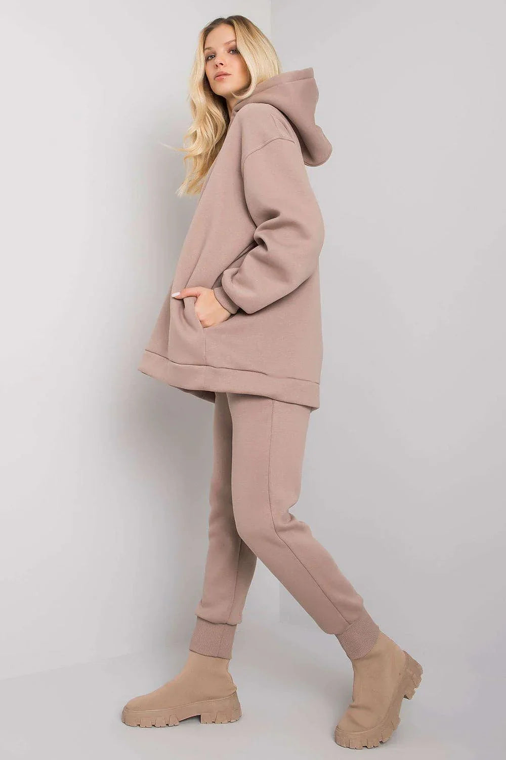 Women’s Oversized Hoodie and Straight Leg Pants Set