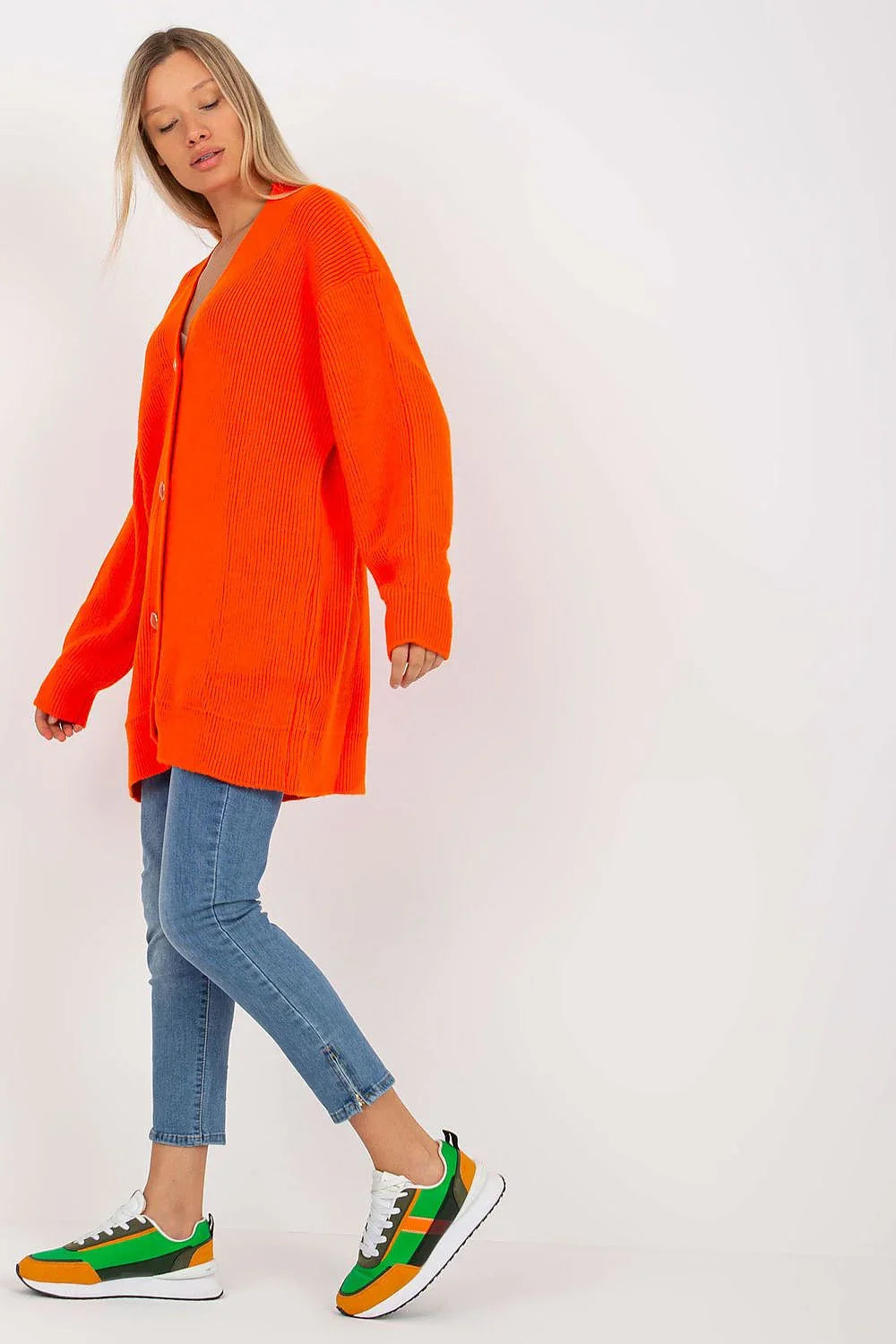 Women's Oversized Longline Cardigan Sweater