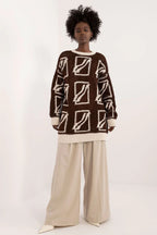 Women's Solid V Neck Pullover Sweater
