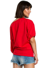 Women's Sweatshirt - Crew-Neck With Oversized Fit