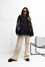 Women's Sweatshirt - Crew-neck With Oversized Fit