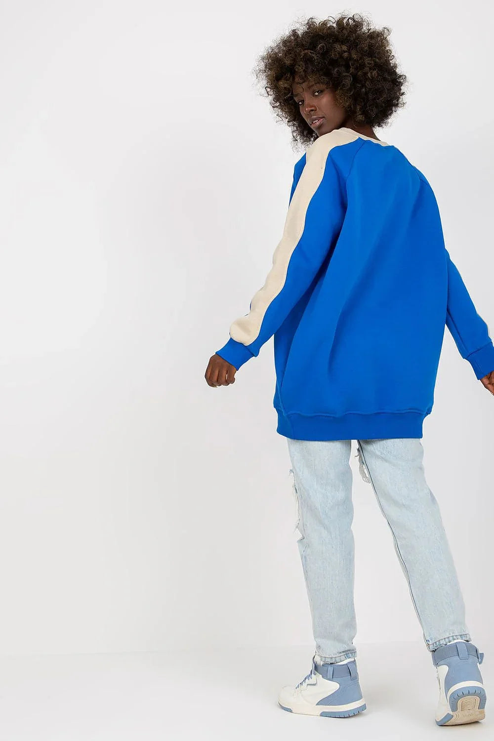 Women's Sweatshirt - Crew-neck With Relaxed Fit