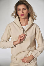 Women's Sweatshirt - Mock-Neck With Regular Fit