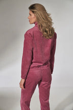 Women's Sweatshirt - Mock-Neck With Regular Fit