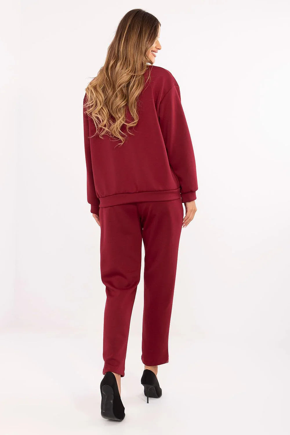 Women’s Zip Hoodie and Tapered Pants Two Piece Set