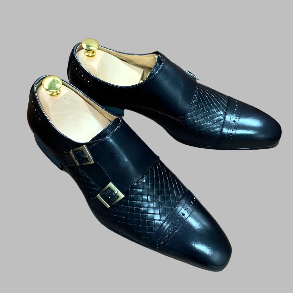 Alto Monk Strap Men’s Dress Shoes - Dress Shoes - Guocali