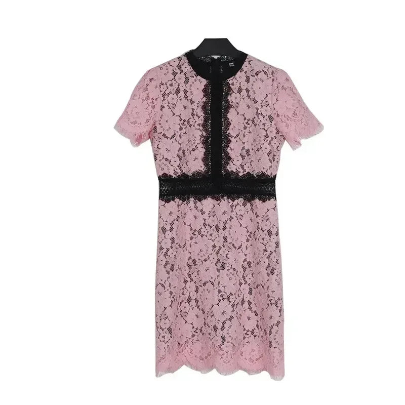 Asymmetrical Elegant Patchwork Party Dress -Guocali