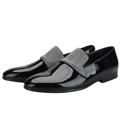Men Slipper Dress Loafers - Slip-On Formal Dress Shoes