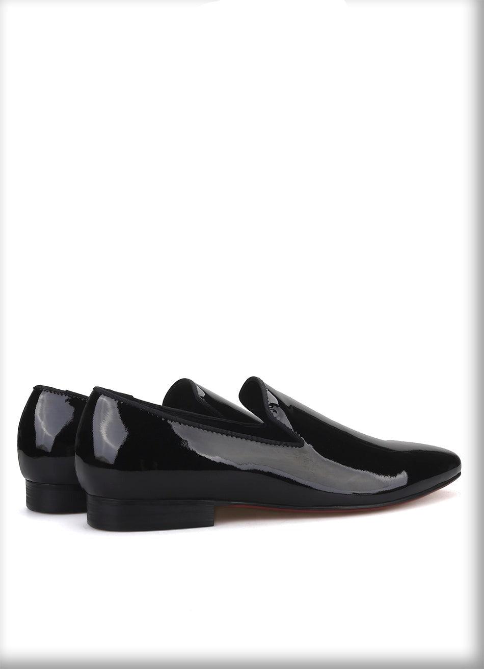 Black Patent Leather Men Loafers - Men Shoes - Loafer Shoes - Guocali