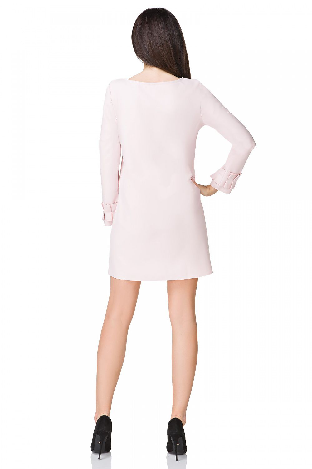 Boat Neck Mini Cocktail Dress Elegant Style-Day Dress-GUOCALI