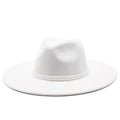 White British style fedora hat with wide brim, luxury accessory by GUOCALI Paris