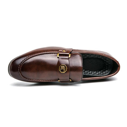 Brown Formal Men Loafers - Men Shoes - Loafer Shoes - Guocali