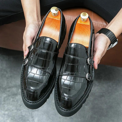 Casual Double Monk Strap Shoes - Monk Strap Shoes - Guocali