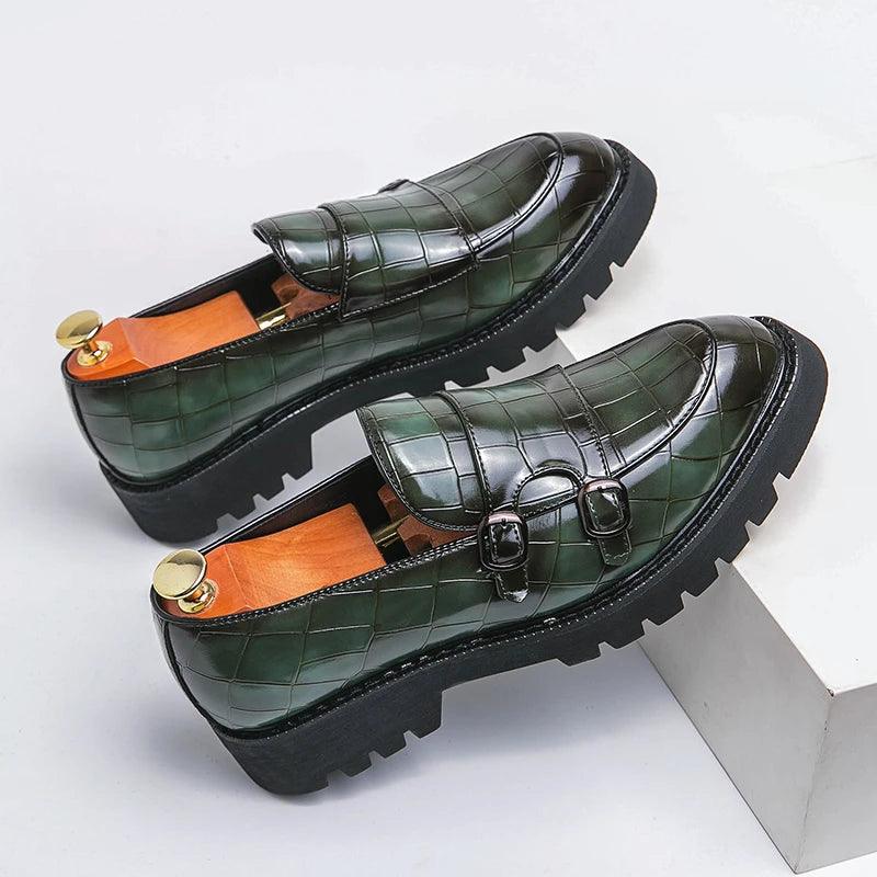 Casual Double Monk Strap Shoes - Monk Strap Shoes - Guocali