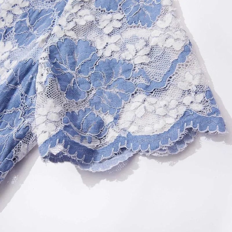 Casual Floral Mid-Length Summer Dress -Guocali