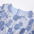 Casual Floral Mid-Length Summer Dress -Guocali