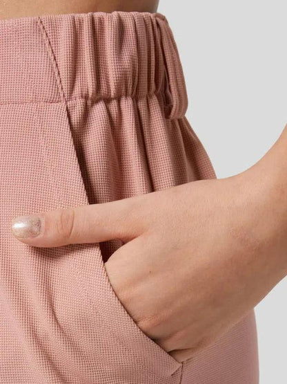 Chic Women Wide Leg Pants – High-Waist Stretchable