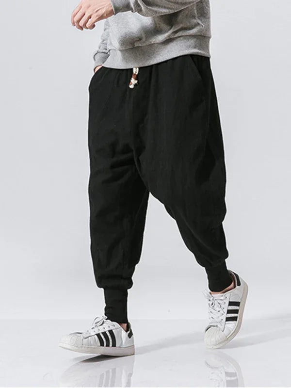 Casual Men's Joggers – Mid Rise Breathable Comfort -Guocali