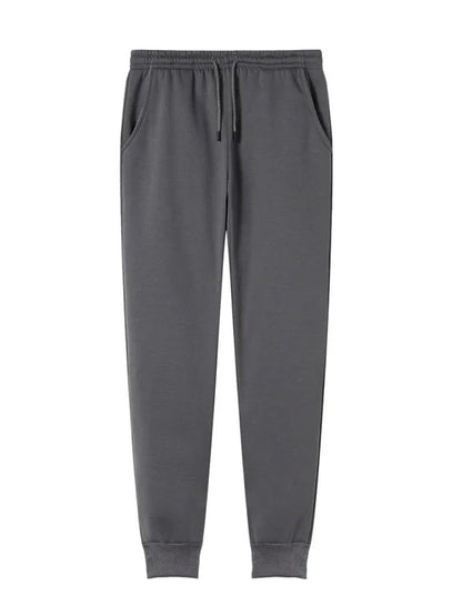 Casual Men's Joggers – Mid Rise Drawstring Fit -Guocali