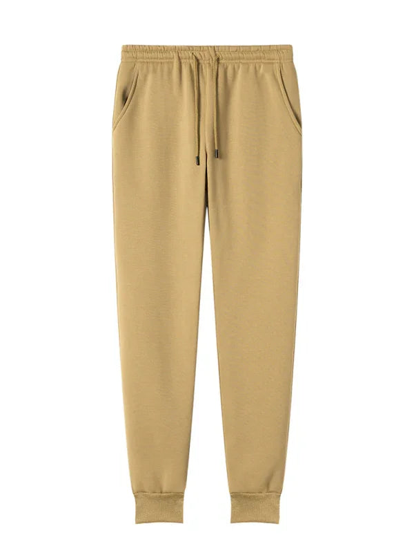 Casual Men's Joggers – Mid Rise Drawstring Fit -Guocali