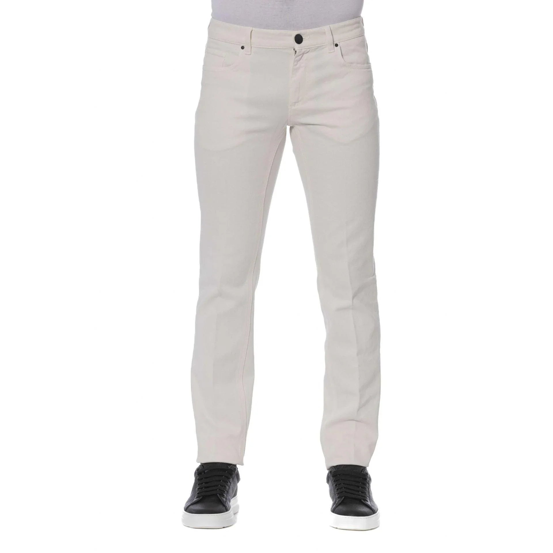 Casual Men Trousers – Mid-Rise Straight Leg -Guocali