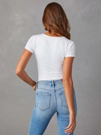 Casual Women Jeans – High-Waist Relaxed Fit -Guocali