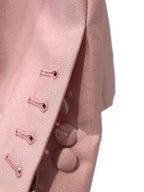 Chic, Professional Women's Pant Suit - Solid Double-Breasted