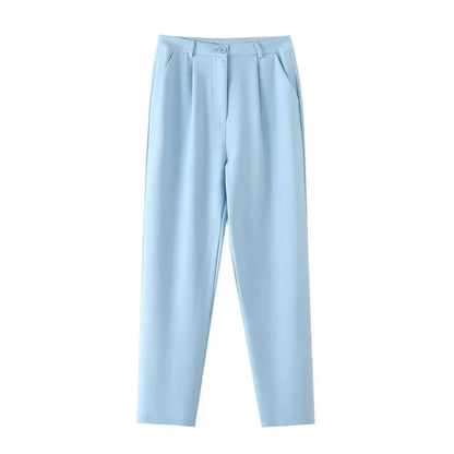 Chic Western Belted Vest Pant Suit -Guocali