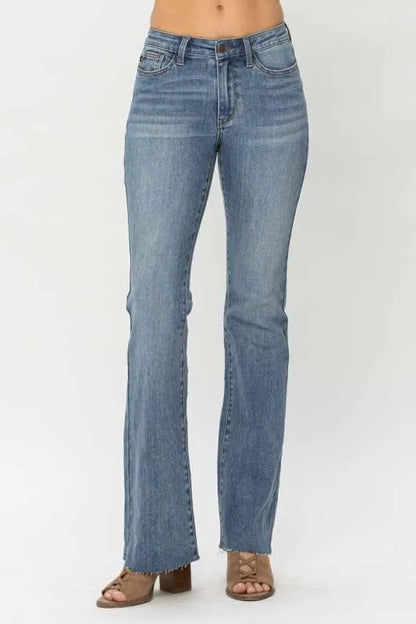 Chic Women Jeans – High-Waist Stretch Denim -Guocali