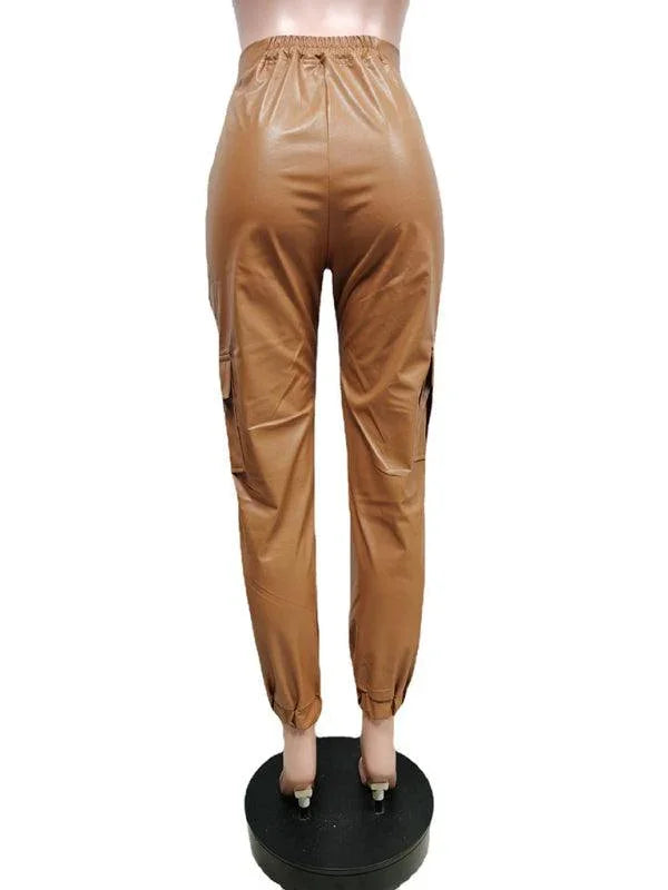 Chic Women's Cargo Pants – High-Waist Stretchable Fit -Guocali