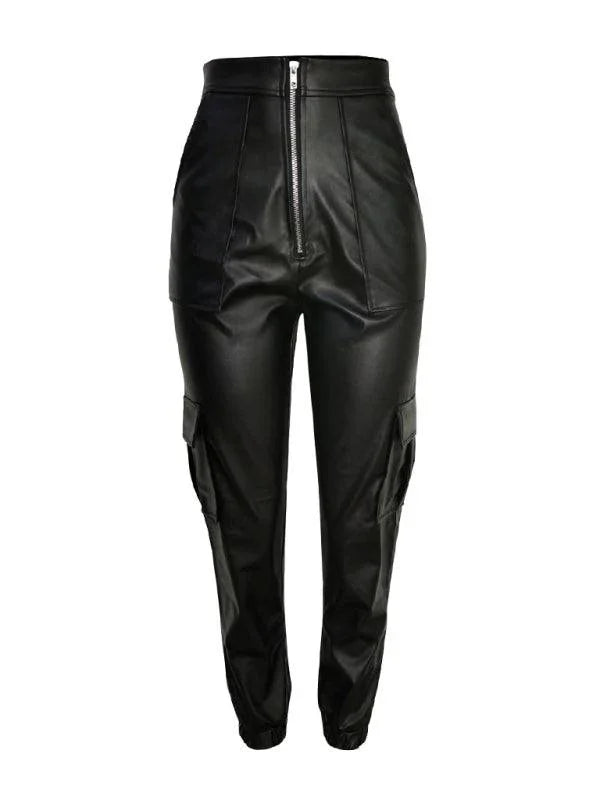 Chic Women's Cargo Pants – High-Waist Stretchable Fit -Guocali