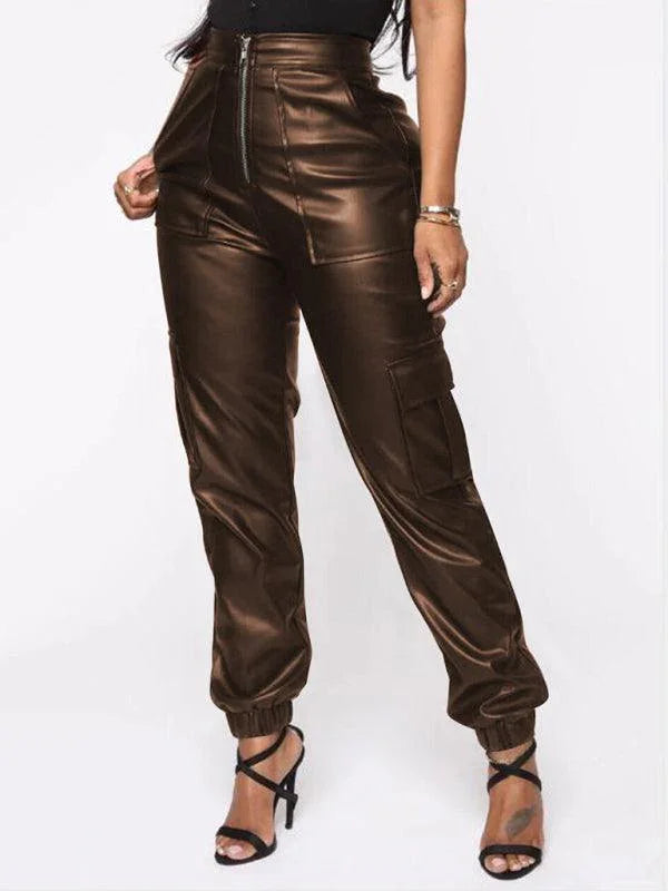 Chic Women's Cargo Pants – High-Waist Stretchable Fit -Guocali