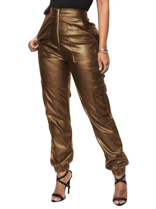 Chic Women's Cargo Pants – High-Waist Stretchable Fit -Guocali