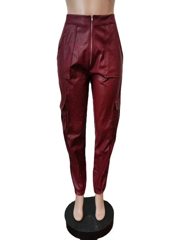 Chic Women's Cargo Pants – High-Waist Stretchable Fit -Guocali