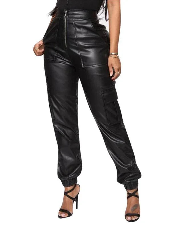 Chic Women's Cargo Pants – High-Waist Stretchable Fit -Guocali