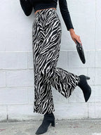 Chic Women Wide Leg Pants – High-Waist Wrinkle-Resistant -Guocali