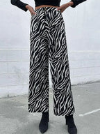 Chic Women Wide Leg Pants – High-Waist Wrinkle-Resistant -Guocali