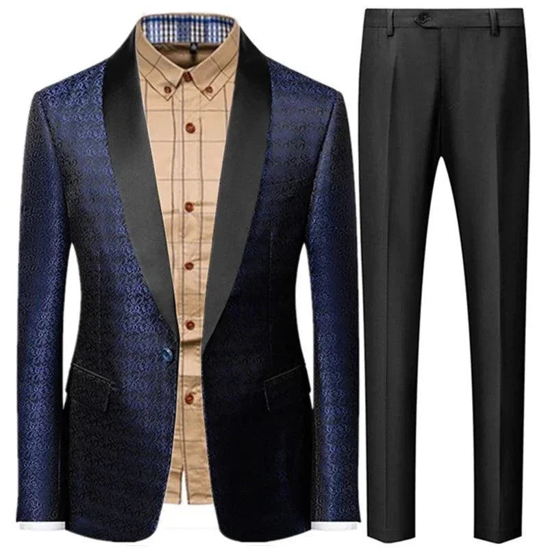 Classic 3-Piece Tuxedo Suit for Men - Wedding Party Attire -Guocali
