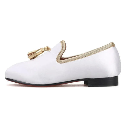 Cozy Cotton Insole Kids' Loafers -Guocali