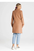 Women's Wool Overcoat - With Pockets Chic Elegant Professional