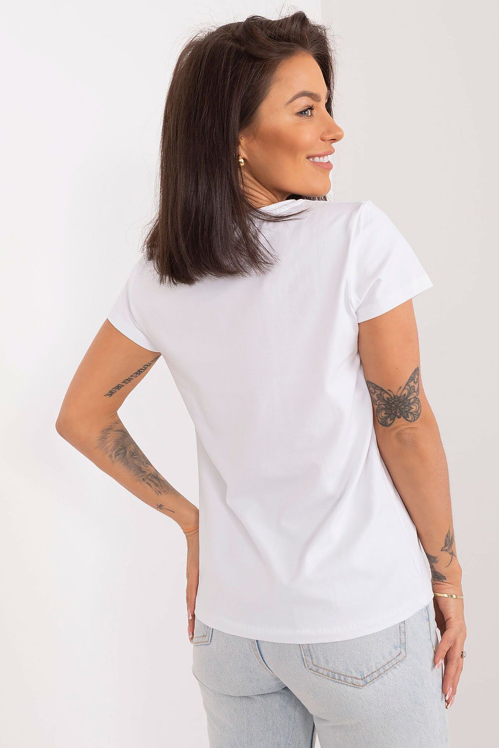 Women's Casual Blouse - Embroidered Waist Length