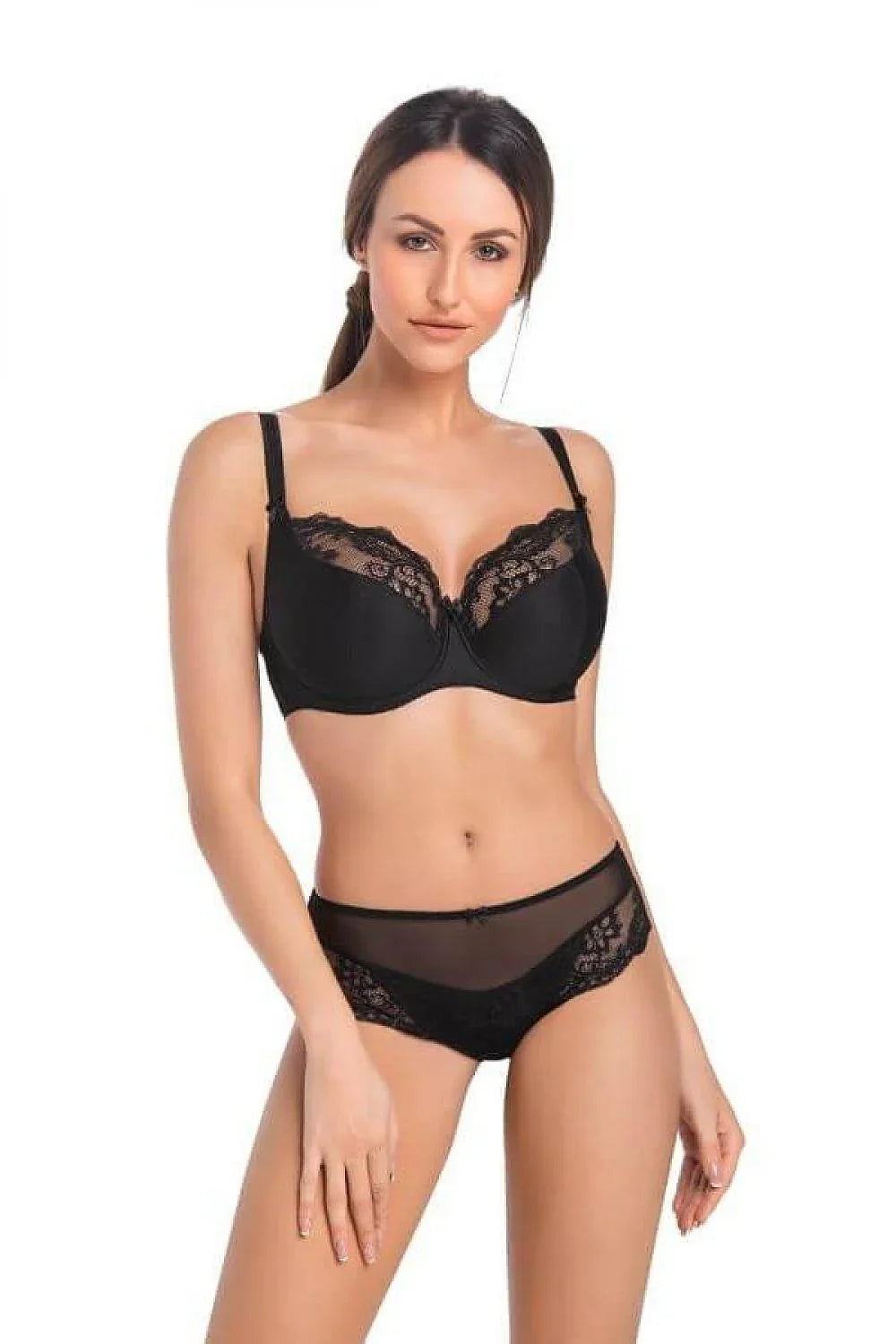 Women Lace Polyamide Full Coverage Bra