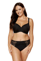 T Shirt Bra Black Seamless Lace-Women Bra-GUOCALI