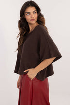  Short sleeve sweater model 202700 Italy Moda 