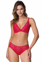 Plunge Bra Lace Push Up-Women Bra-GUOCALI