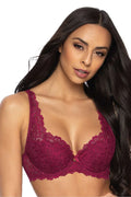 Women Plunge Lace Underwire Bra